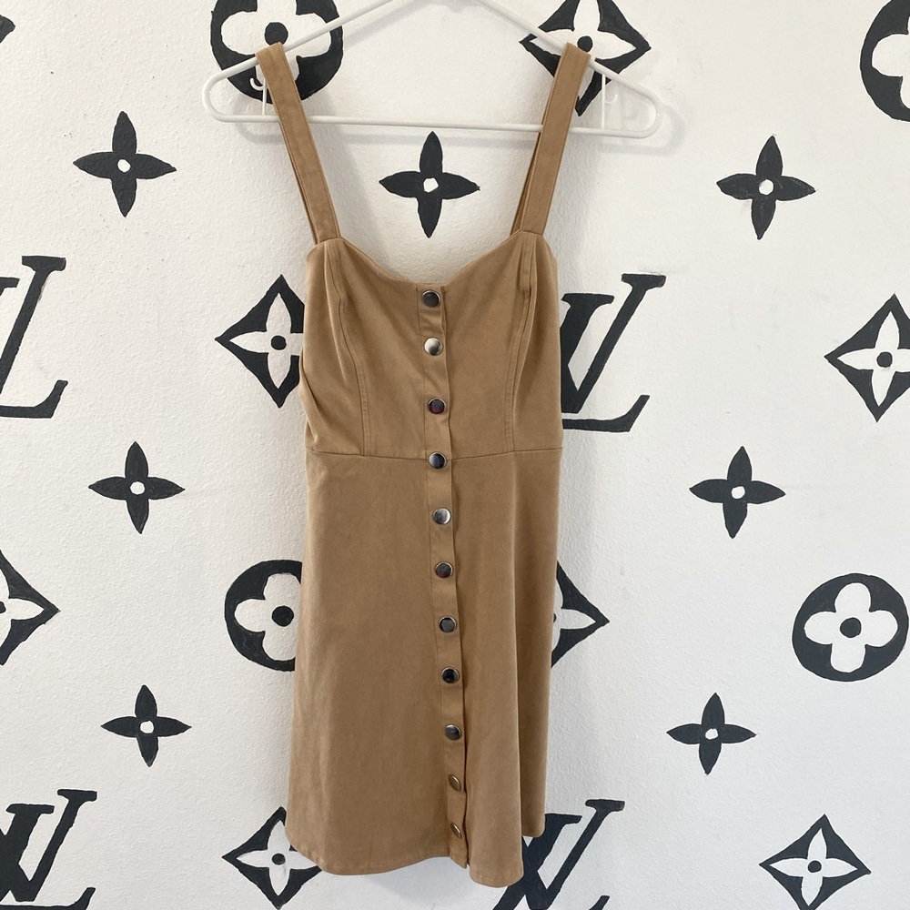 tan dress